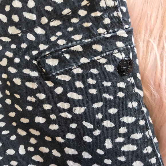Tory Burch Walker Cargo Dotted Pony Print Jean Size 31 - Picture 7 of 14
